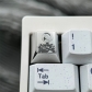 1U Titanium Alloy Artisan Keycaps Precision Pointillism for Mechanical Keyboard -2B